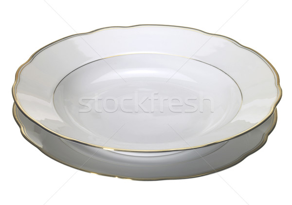 porcelain dinner set Stock photo © prill