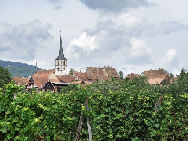 village in Alsace Stock photo © prill