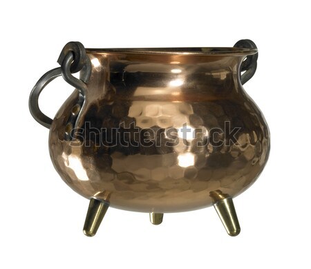 copper cauldron Stock photo © prill