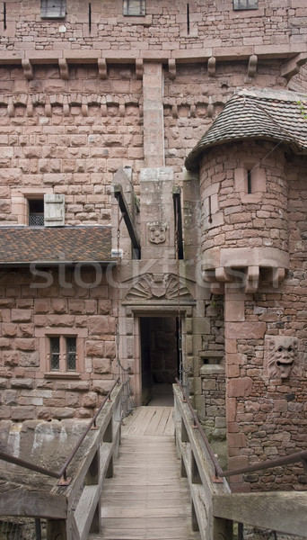 passage in the Haut-Koenigsbourg Castle Stock photo © prill
