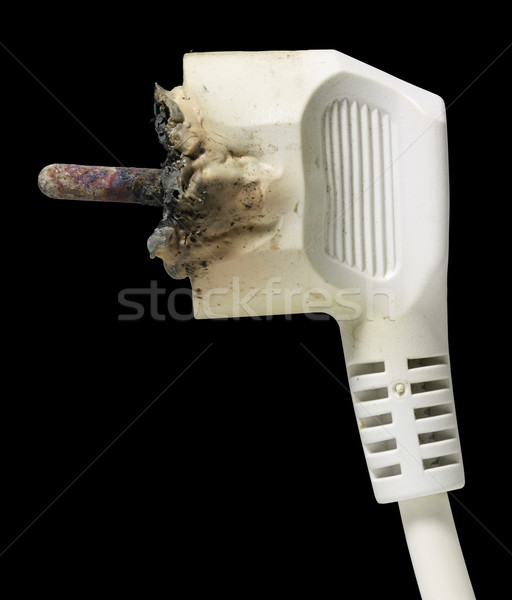 burnt power plug Stock photo © prill