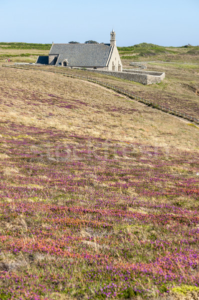 Kaplica van wody ściany krajobraz kościoła Zdjęcia stock © prill