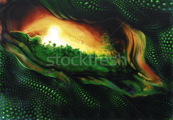 mystic reptile theme Stock photo © prill