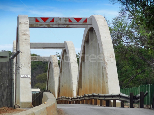 bridge over Limpopo River Stock photo © prill