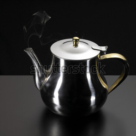 metallic tea pot Stock photo © prill