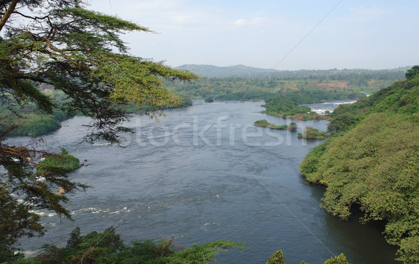 around Bujagali Falls in Africa Stock photo © prill