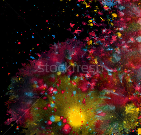 colored paint splatters Stock photo © prill