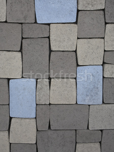 abstract stone pattern in grey and blue Stock photo © prill