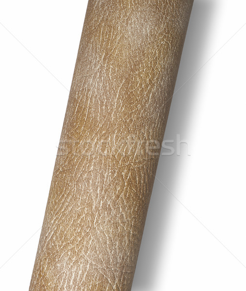rolled textured brown leather surface Stock photo © prill