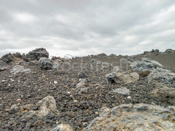 Stock fotó: Sziklaformáció · Izland · hegy · díszlet · tájkép · kő