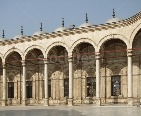 Wewnątrz meczet słoneczny patio Kair Zdjęcia stock © prill