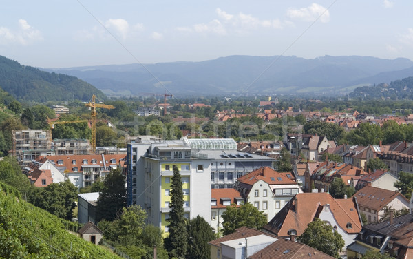 Freiburg im Breisgau aerial view Stock photo © prill