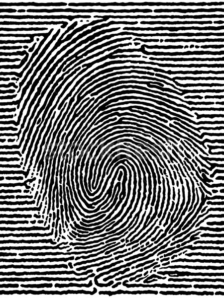 индивидуальность черно белые фотография отпечатков пальцев окрашенный Живопись Сток-фото © prill