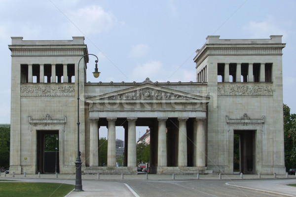 München shot gebouw stad bouw muur Stockfoto © prill