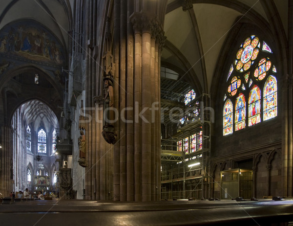 inside the minster of Freiburg im Breisgau Stock photo © prill