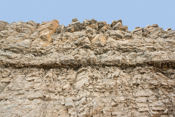 layered rock face Stock photo © prill