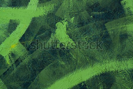painted green brush strokes Stock photo © prill