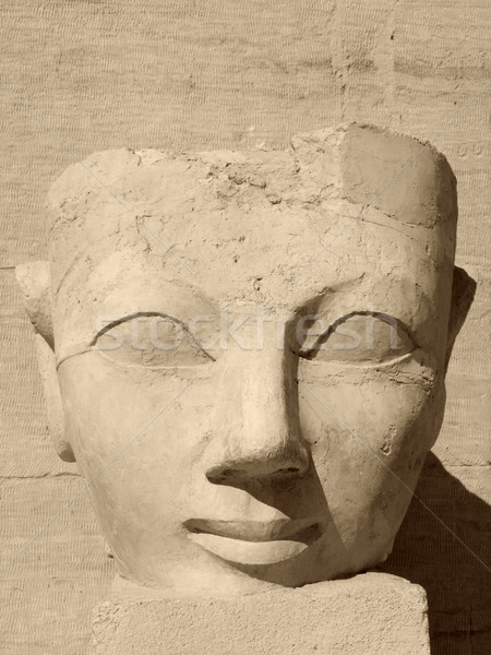 ancient face of Hatschepsut Stock photo © prill