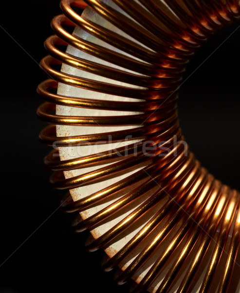 Stock photo: inductor detail