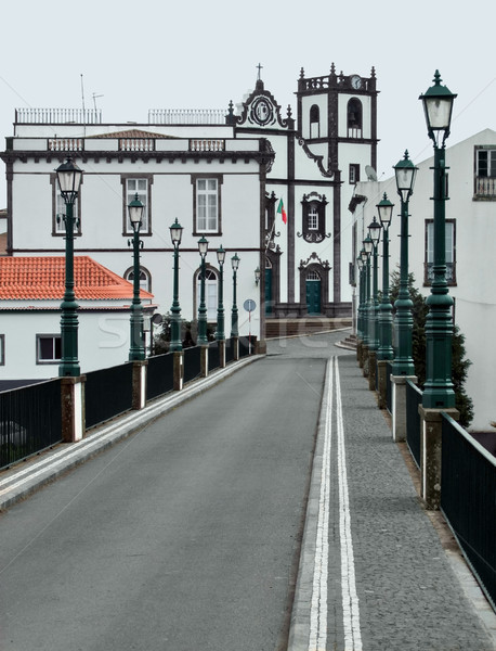 street scenery at Ponta Delgada Stock photo © prill