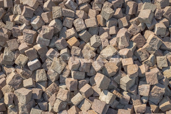 cubic cobblestones Stock photo © prill