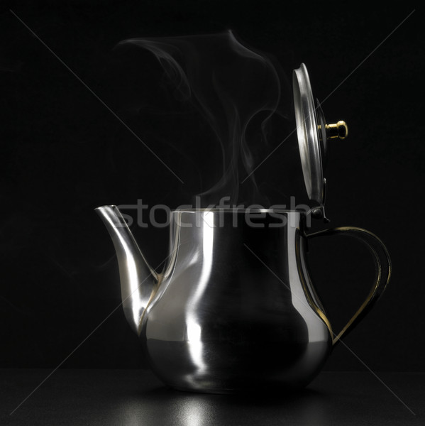 stainless steel tea pot Stock photo © prill