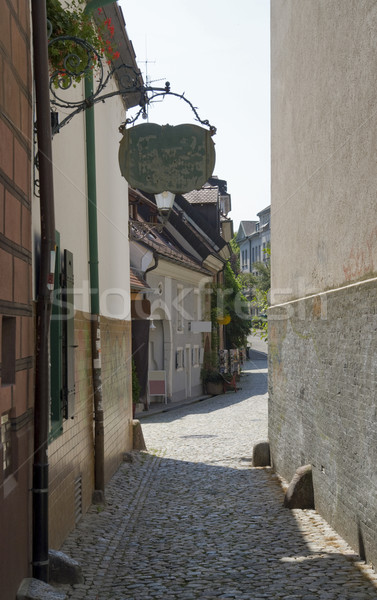 alley at Freiburg im Breisgau Stock photo © prill