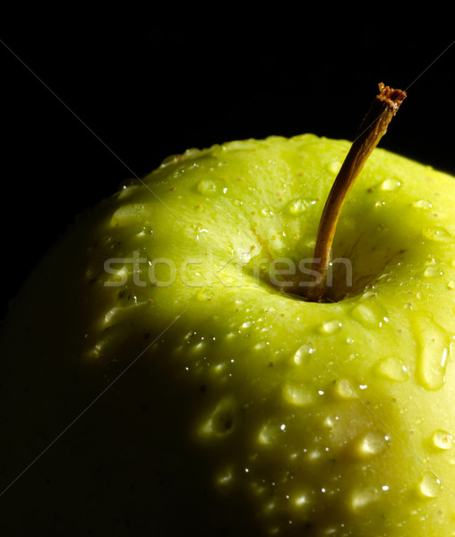 wet green apple detail Stock photo © prill