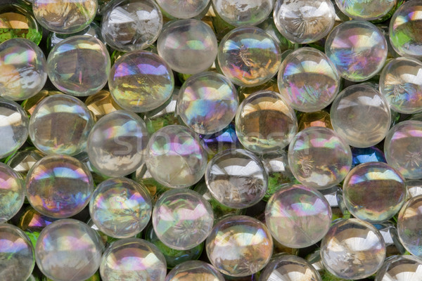 iridescent glass beads Stock photo © prill