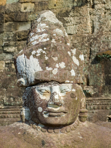 Temple detail at Ankor Thom Stock photo © prill