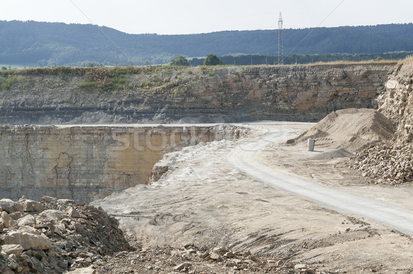 sunny stone pit scenery Stock photo © prill