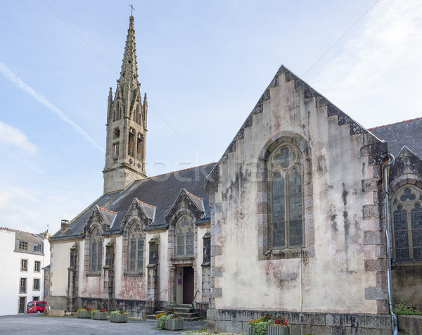 church at Pont-Aven in Brittany Stock photo © prill