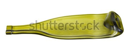 Verde botella blanco atrás Foto stock © prill