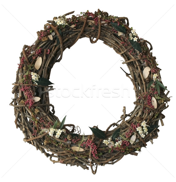 Stock photo: autumn wreath