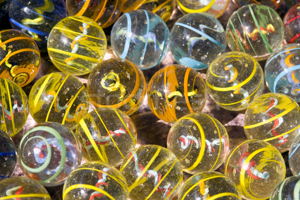 colorfull glass marbles Stock photo © prill
