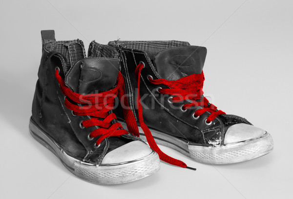 rundown sneakers Stock photo © prill