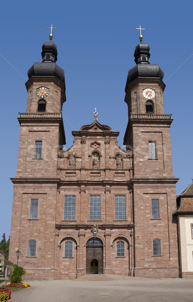 Abbey of Saint Peter in the Black Forest Stock photo © prill
