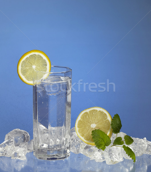 Cool napój bezalkoholowy studio fotografii szkła przezroczysty Zdjęcia stock © prill
