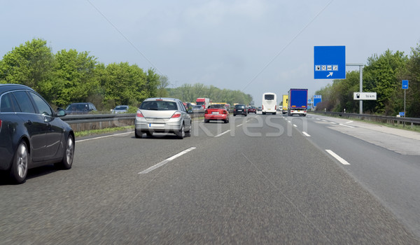 highway scenery in Southern Germany Stock photo © prill