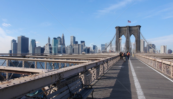 at Brooklyn Bridge Stock photo © prill
