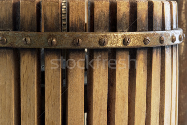 nostalgic wooden squeezer closeup Stock photo © prill