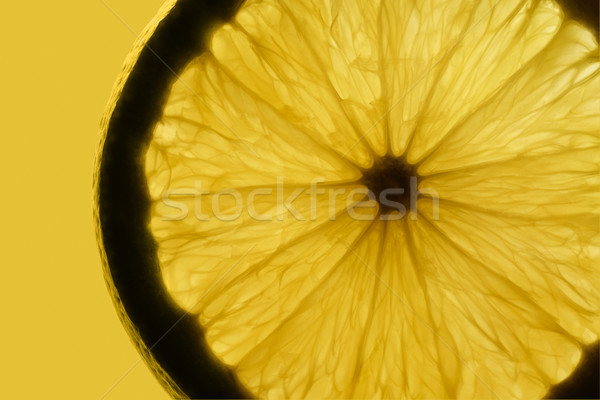 Laranja seção transversal pormenor fruto de laranja de volta natureza Foto stock © prill