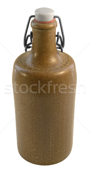 stoneware bottle with closure Stock photo © prill
