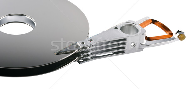 hard disk platter and actuator arm Stock photo © prill
