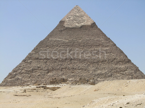 Piramidy pustyni dekoracje około giza Egipt Zdjęcia stock © prill