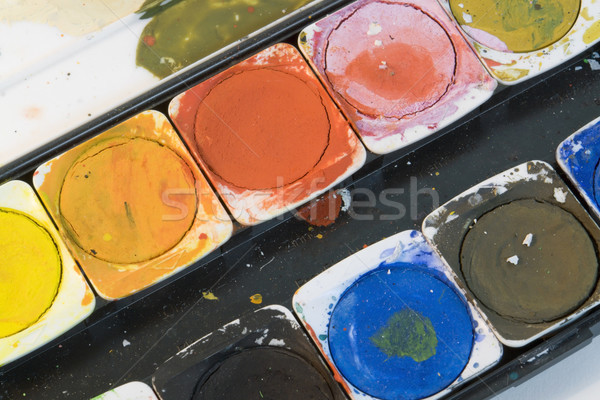 watercolor box Stock photo © prill