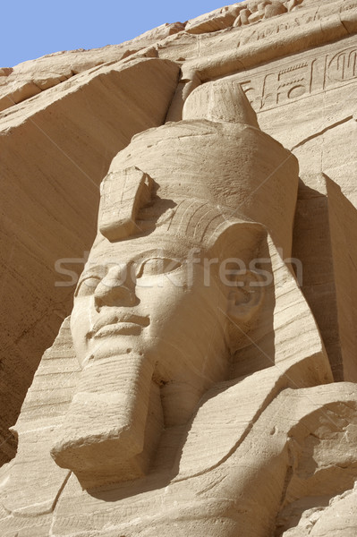 Ramesses at Abu Simbel temples Stock photo © prill