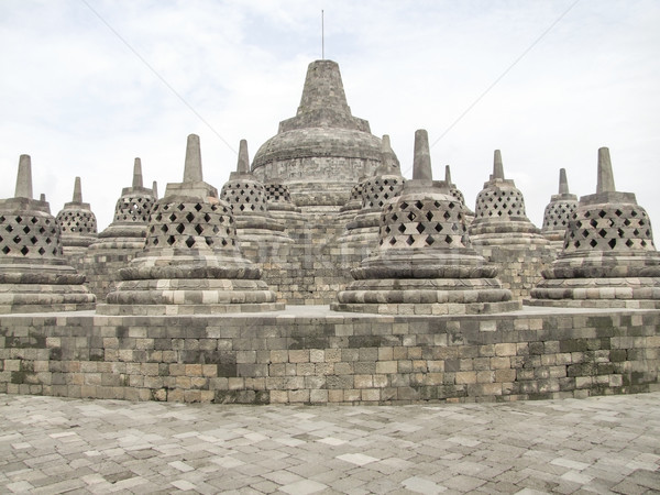 Java tempel eiland Indonesië gebouw steen Stockfoto © prill