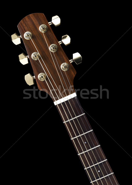 Acoustic Guitar detail Stock photo © prill