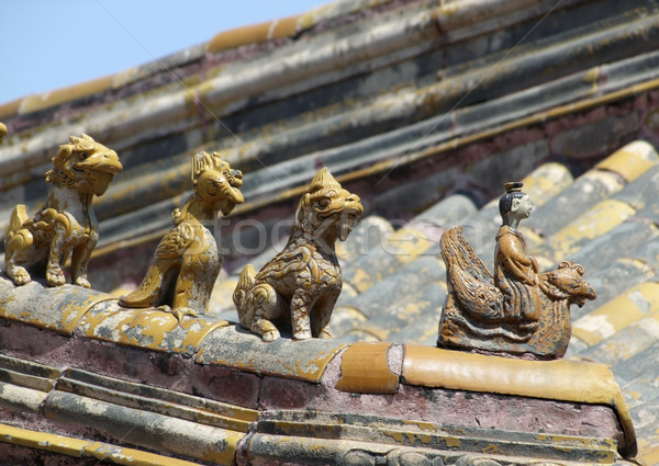 chinese roof decoration Stock photo © prill